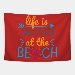 At The Beach! Tapestry
