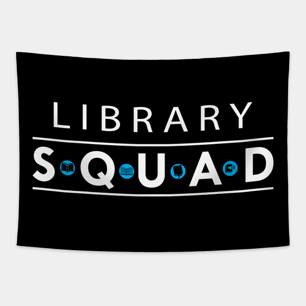 Library Squad Tapestry by KC Happy Shop