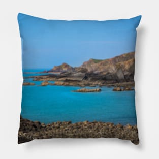 Devon Coastline. Pillow