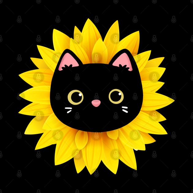 Sunflower Kitty by Mazzlo Shop