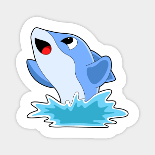 Dolphin in Water Magnet