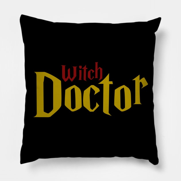 Witch Doctor Pillow by midwifesmarket