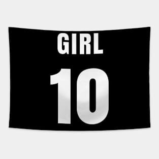 GIRL NUMBER 10 FRONT-PRINT Tapestry