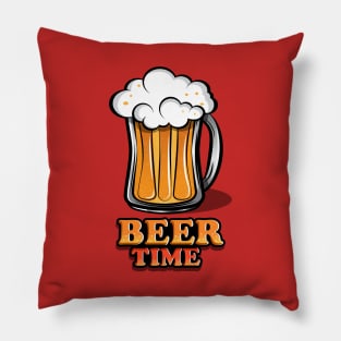 Beer Time Pillow