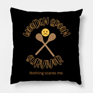 Wooden Spoon Survivor Pillow