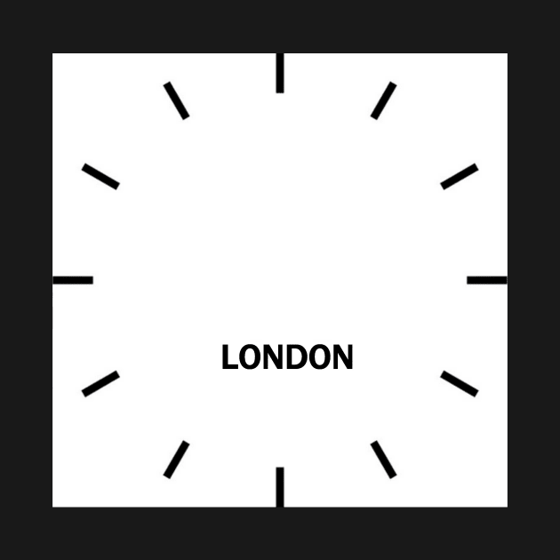 London Time Zone Wall Clock by ghjura