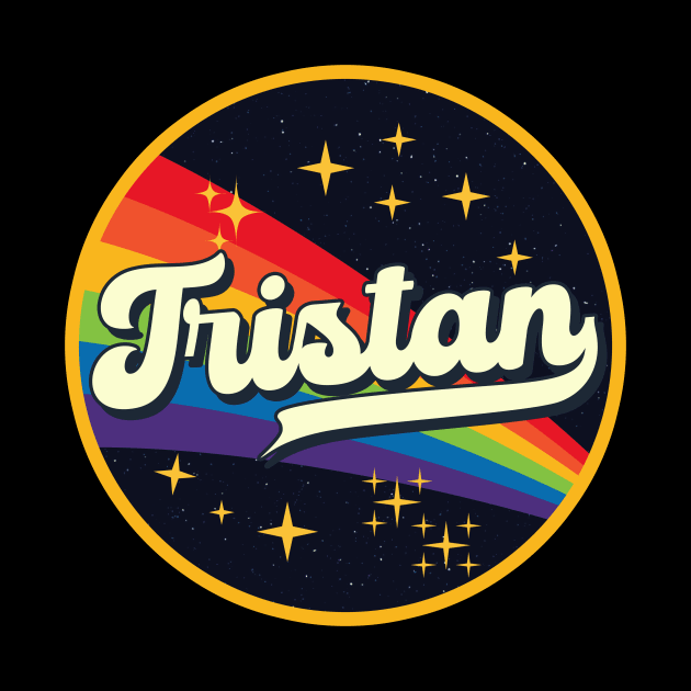 Tristan // Rainbow In Space Vintage Style by LMW Art