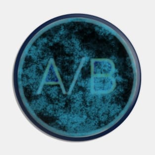 A/B Rave Logo Pin