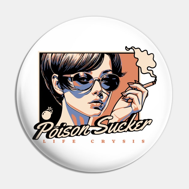 Poison Sucker Pin by Snazzy Stitch