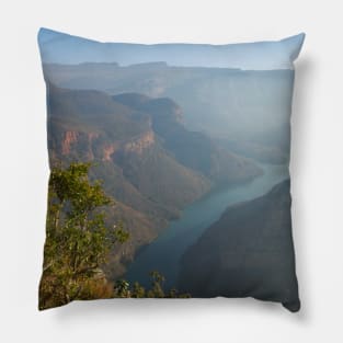 Blyde River Canyon Morning Haze, South Africa Pillow