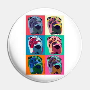 Pop Art Shar Pei Pin