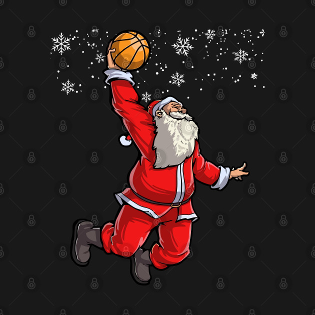 Discover Basketball Christmas Santa - Basketball Christmas - T-Shirt