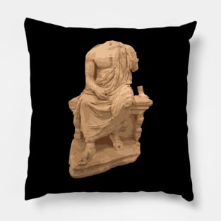 The Unidentified Philosopher Statue Of The Bouleuterion Pillow