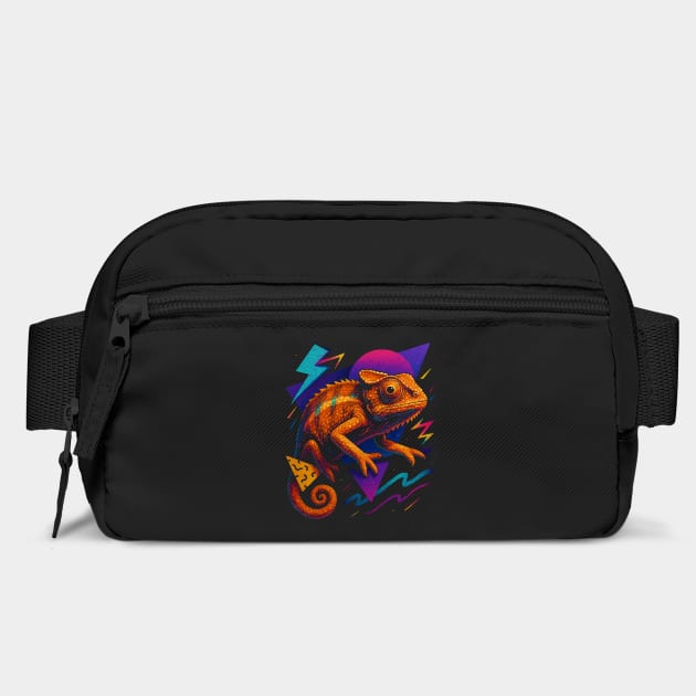 Retro Neon Pygmy Chameleon by Reptiq's Store