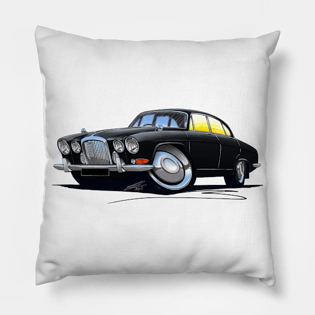 Jaguar MkX Black Pillow by y30man5