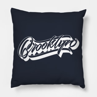 Brooklyn hand made original lettering Pillow