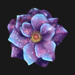 Galaxy in bloom T-Shirt