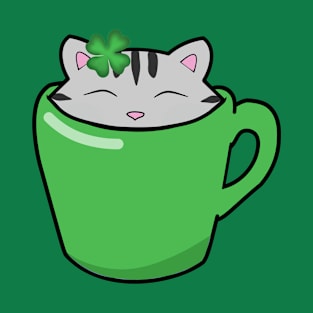 St Patrick's day cat T-Shirt