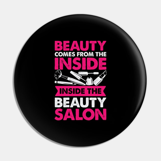 Beauty Salon Makeup Artist Cosmetologist Gift Pin by Dolde08