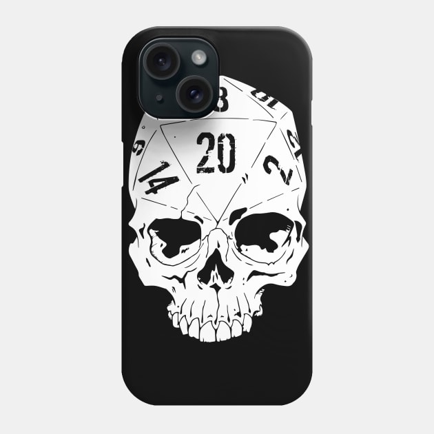 D20 SKULL Phone Case by RoodCraft