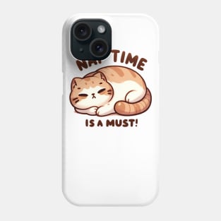 Cat Embracing the Essential Nap Time Phone Case