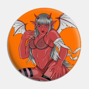 DEVIL Girl Pin