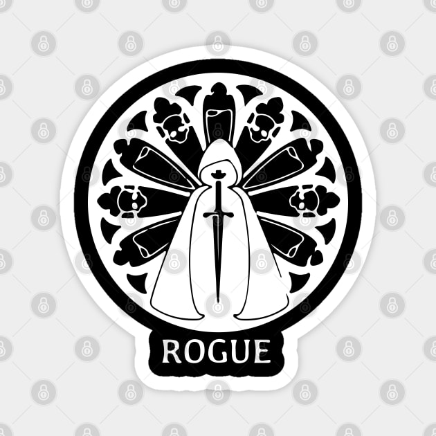 Dnd Rogue Class Symbol Print Magnet by DungeonDesigns