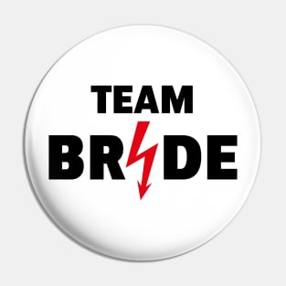 Team Bride Flash (Hen Night / Bachelorette Party / 2C / POS) Pin