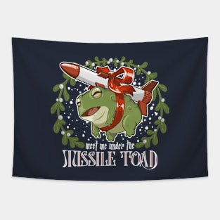 Meet me under the Missile Toad Tapestry