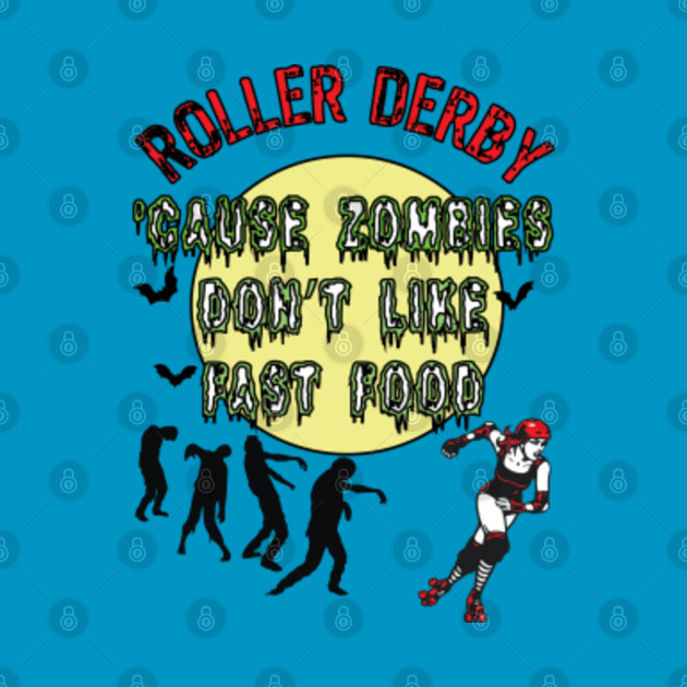 Roller Derby skates Zombie Roller Disco Skate Girl Zombies Roller
