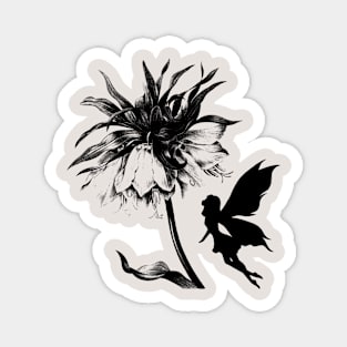 Cottagecore Fairy & Flower Aesthetic Magnet