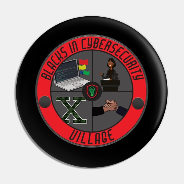 BIC Village Shirt Pin by blacksincyberconference