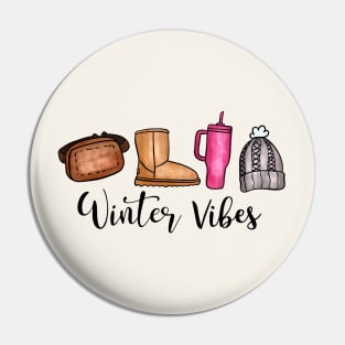 Winter Vibes Pin