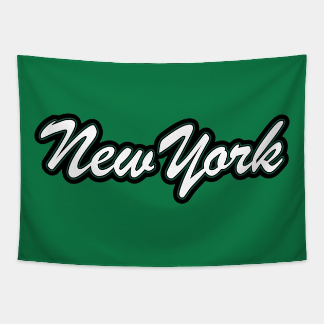 Football Fan of New York Tapestry by gkillerb