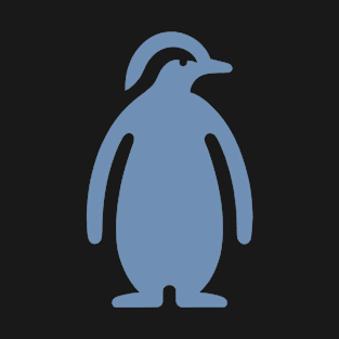 Penguin Silhouette Elegant Design T-Shirt