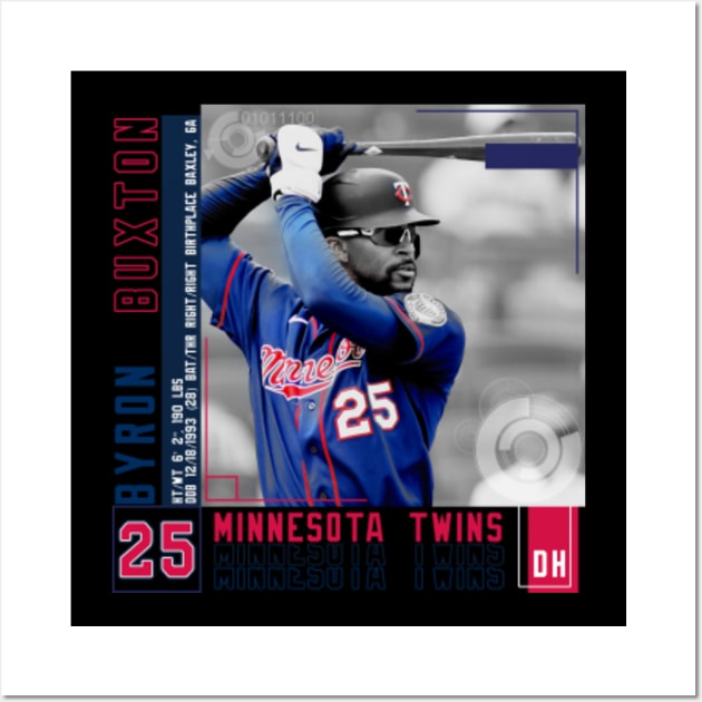 Byron Buxton baseball Paper Poster Twins 4 - Byron Buxton - Posters and Art  Prints