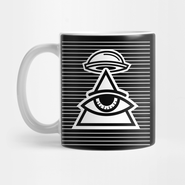 Illuminati Ufo Illuminati Mug Teepublic