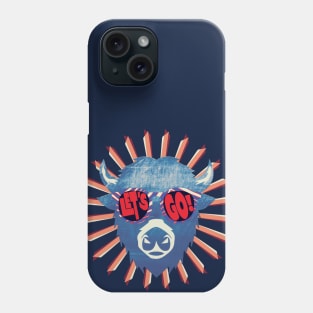 Let's go Buffalo Blue Phone Case