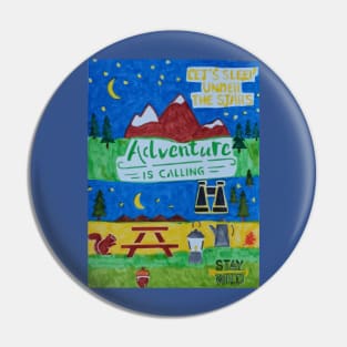 Adventure is calling Pin