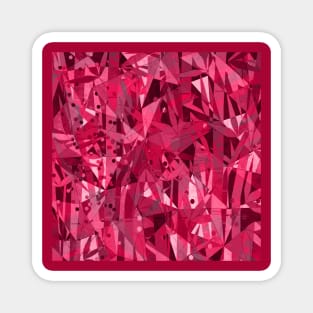 Abstract Pinks Magnet
