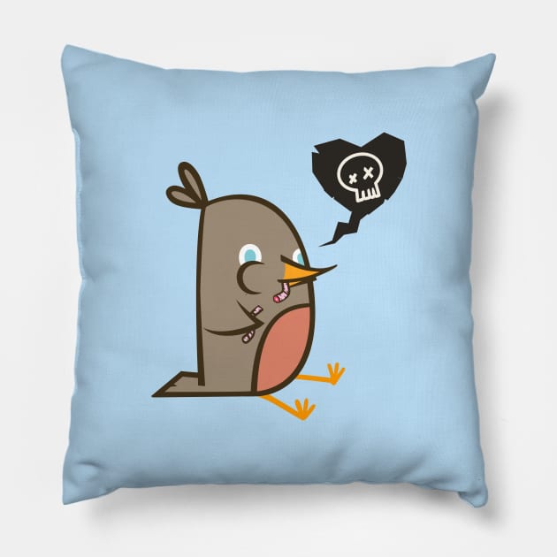 worm murder Pillow by jacisjake