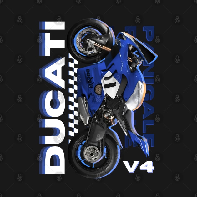 Blue Ducati Panigale by RyuSanz