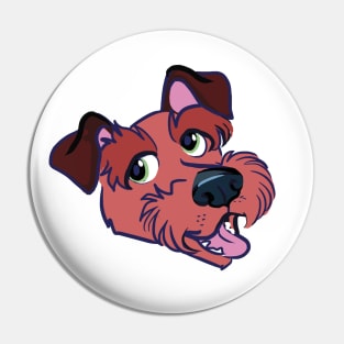 Mutt Dog Design Pin