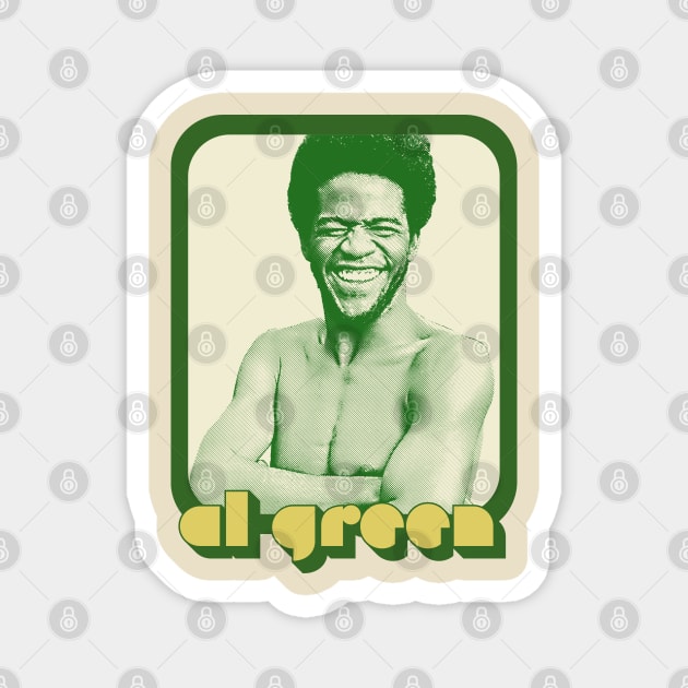 Al Green /// Retro Aesthetic Fan Design Magnet by DankFutura