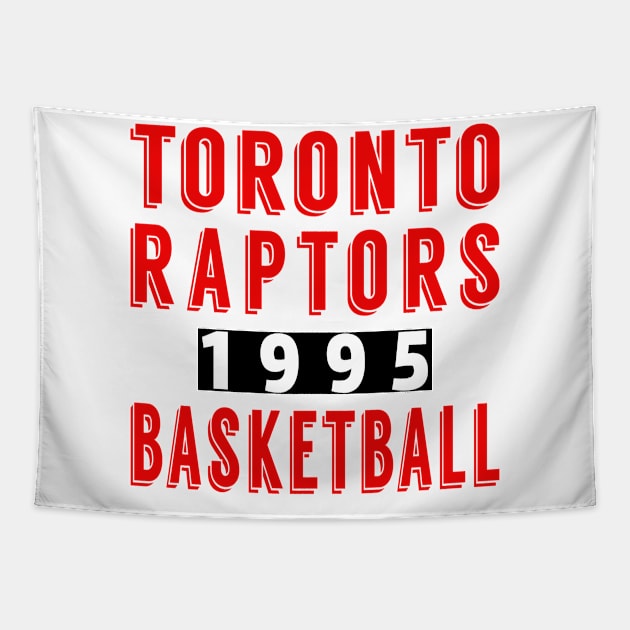 Toronto Raptors Basketball 1995 Classic Tapestry by Medo Creations