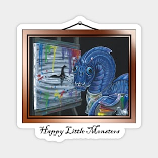 Happy Little Monsters Magnet