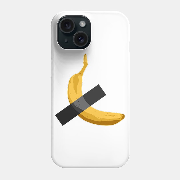 Banana & Tape Phone Case by Solenoid Apparel