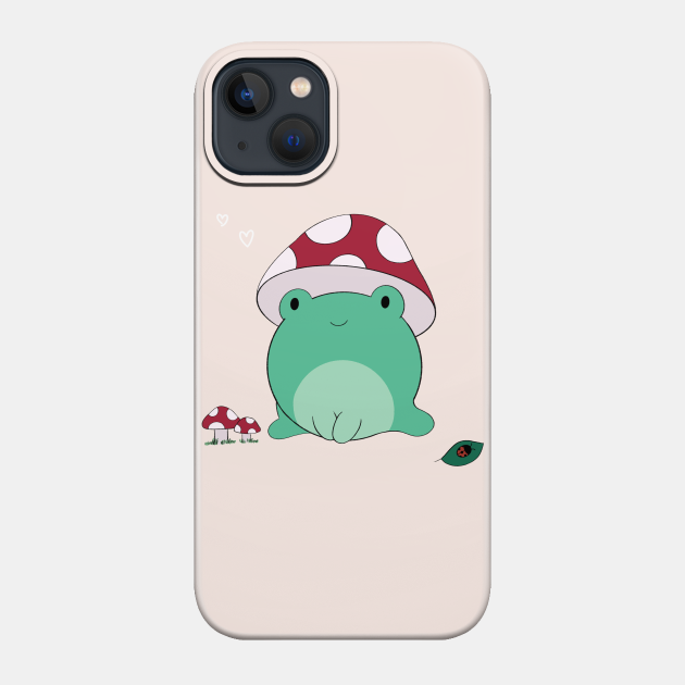 Mushroom Frog - Frogs - Phone Case