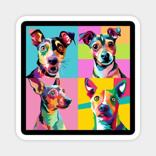 Rat Terrier Pop Art - Dog Lover Gifts Magnet