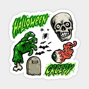 halloween stickers vector Magnet